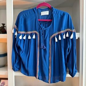 PIPER BY TOWNSEN | tassel and beaded top